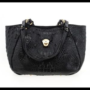 SOLD❗️Brahmin Croc Leather Tote